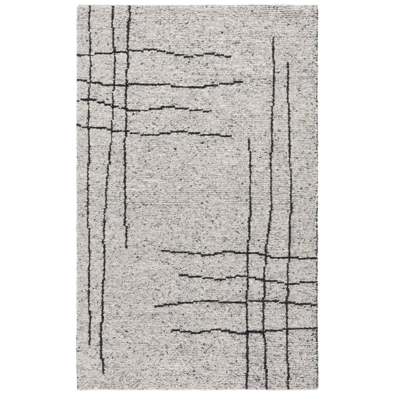 Natura Hand Woven Performance Abstract Rug, Square 6'