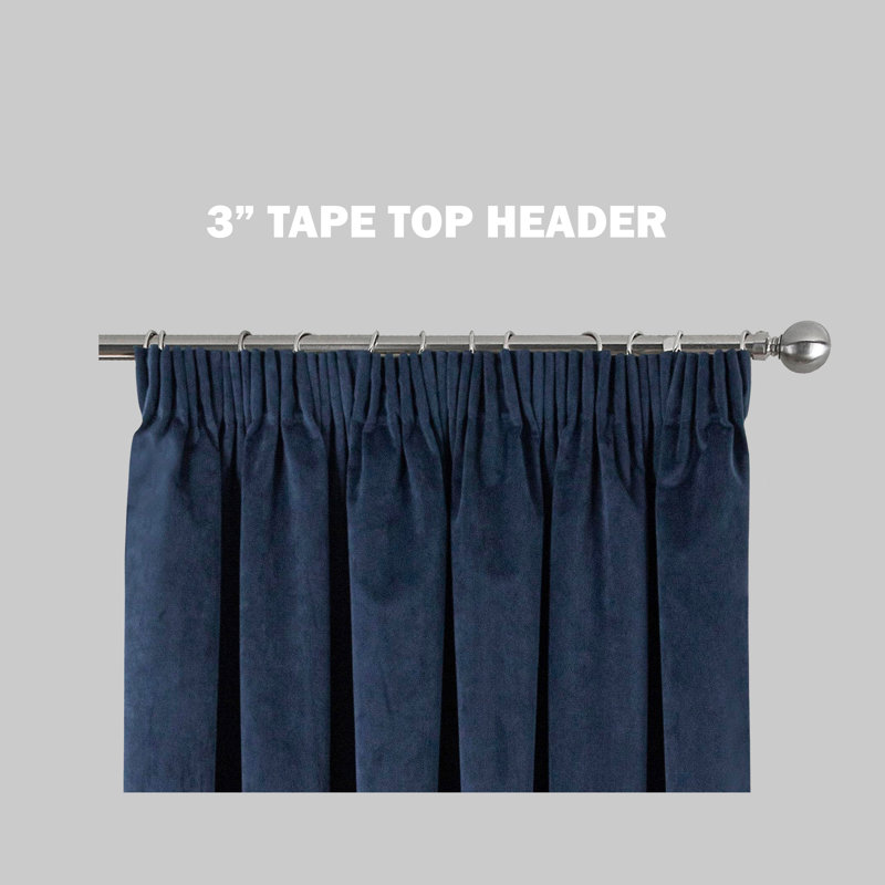 Armington Pencil Pleat Light Reducing Thermal Curtain, Latte, 168cm Width x 183cm Drop