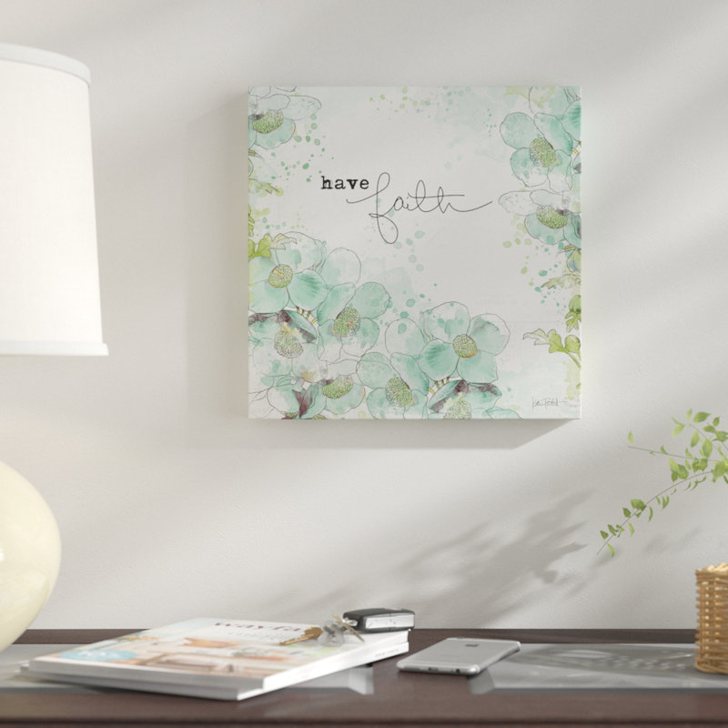 «Dream and Faith II» par Katie pertiet, impression sur toile tendue, H 26 po x l 26 po x P 1,5 po, Toile tendue, Pas de tapis