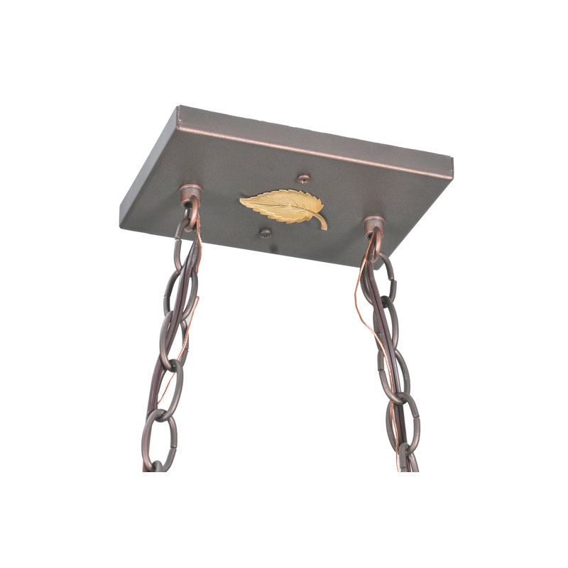 Rustic Lodge 6 - Light Pendant, 18" - 44" H x 33" W x 17" D