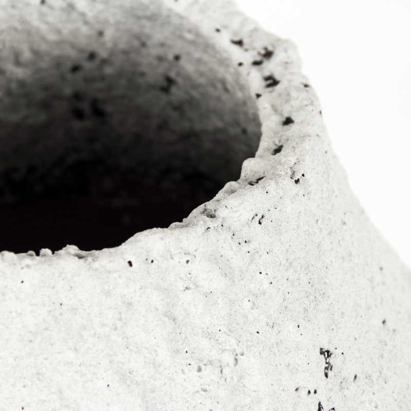 Vase de plancher blanc 24 po