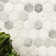Bianco Dolomite Tibi 11.73 In. X 11.73 In. Polished Marble Mesh-mounted Mosaic Tile