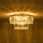 Modern Luxury 2-Tiered Cake Crystal Flush Mount Ceiling Light-746414482