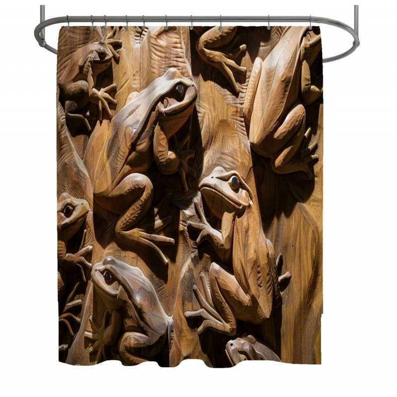 Bathel Shower Curtain, 83"H x 70"W