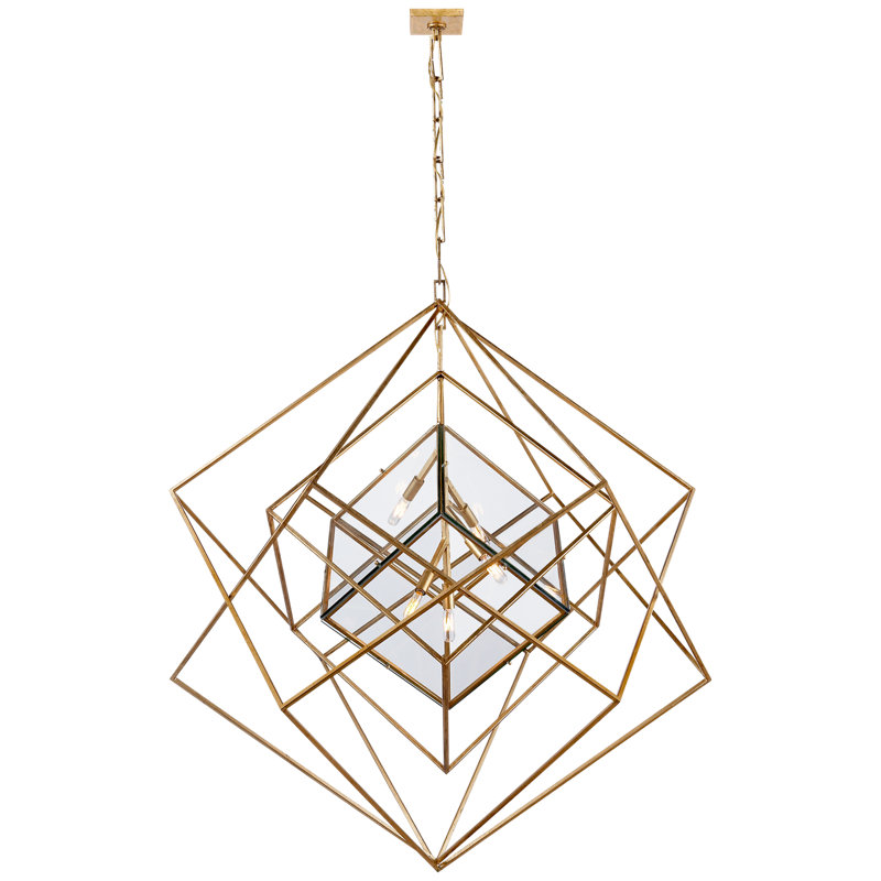 Kelly Wearstler Cubist Large Chandelier, Gild