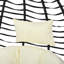 U_STYLE Chaise hamac suspendue d'extérieur pour l'intérieur avec support (y compris chaise de patio)-452946541-452946512