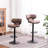 2 , Brown - Adjustable Seat Height, Base, 360 Swivel For Custom Comfort In Adjustable, Effortless Movement-1408440375