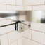 Privdr Ajustement de la largeur de la porte de douche pivotante avec cadre pivotant de 56 à 60 po x H 71 po sans découpe en verre trempé transparent de 1/4 po-104850281