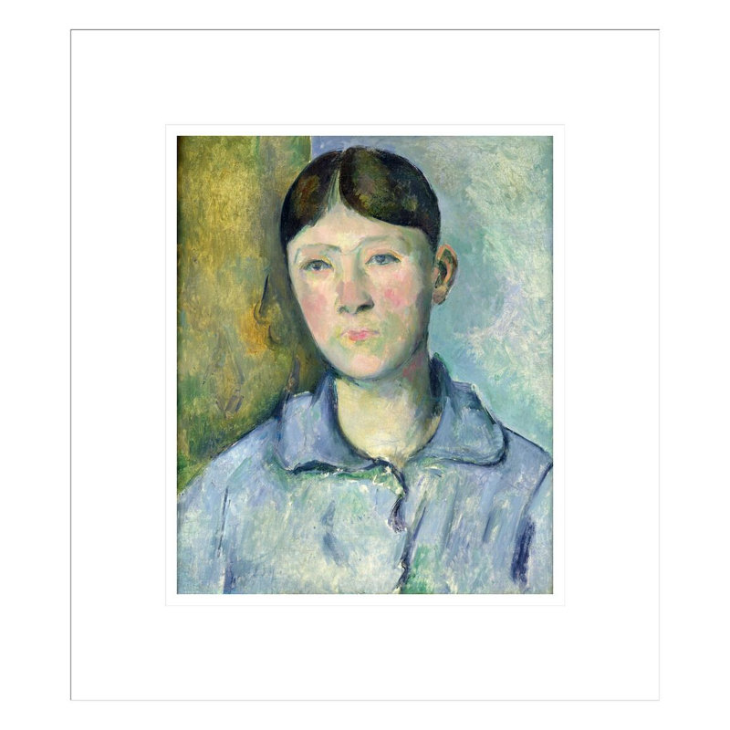 Portrait de Cézanne par Paul Cézanne, H 15,5 po x l 13,75 po