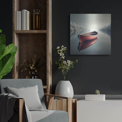 'Cold Stillness' by Rey Klimt Metal Wall Art