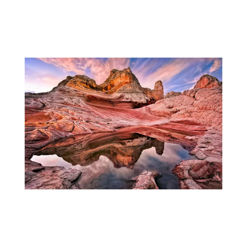 Arizona Reflection I by David Drost - Wrapped Canvas Panoramic Print, 30.48 cm H x 45.72 cm W