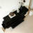 Modern Simple Painted Black Wooden Console Table