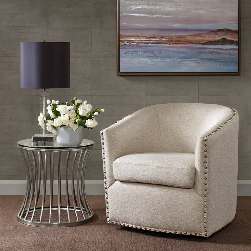 Chaise pivotante Tyler, Beige