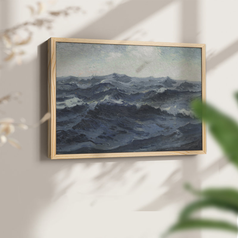 Paysages rétro - DCCLXII - Reproduction encadrée - Restickable, Naturel, H 16 po x l 20 po