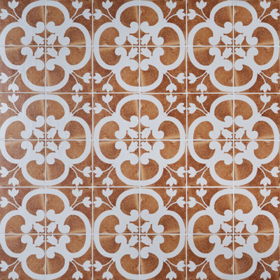 Angela Harris Capri 7.87 In. X 7.87 In. Matte Porcelain Floor And Wall Tile (10.76 Sq. Ft. / Case)