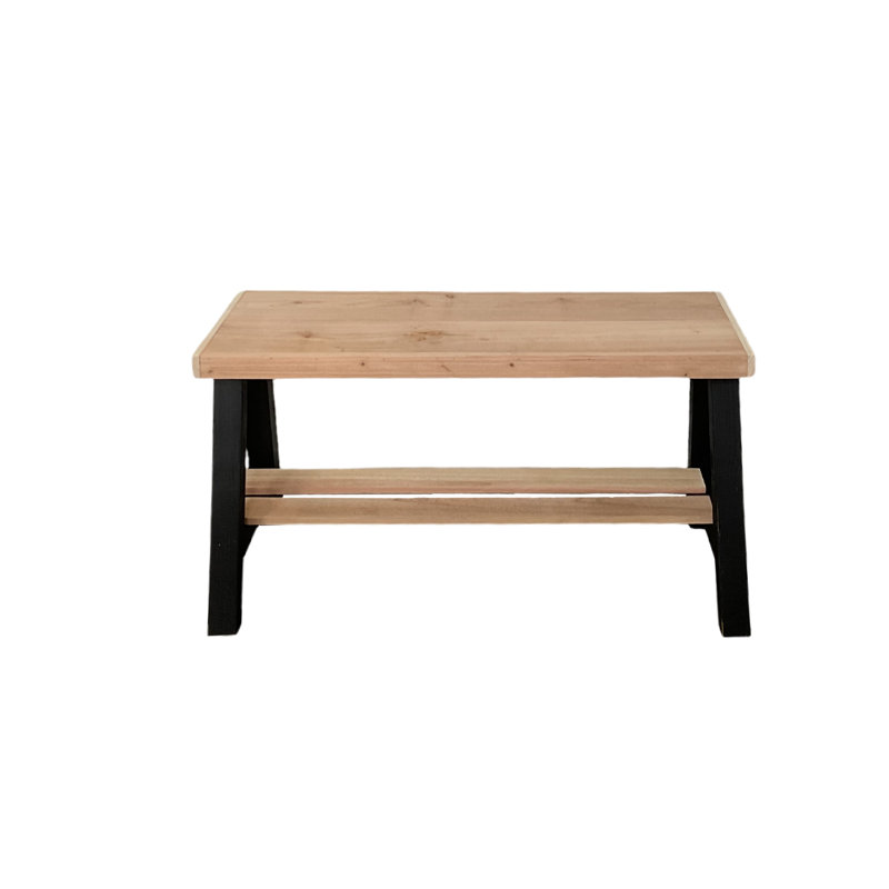 Homestead Haven Bench, Light Brown/Black