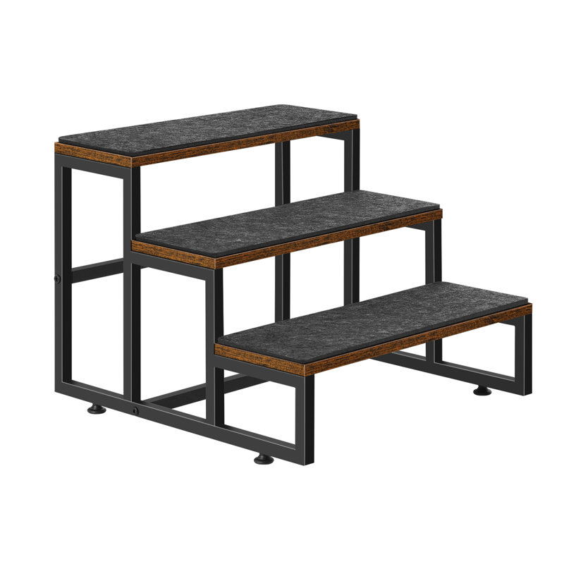 Escalier pour animaux 3 marches Ironwood noir