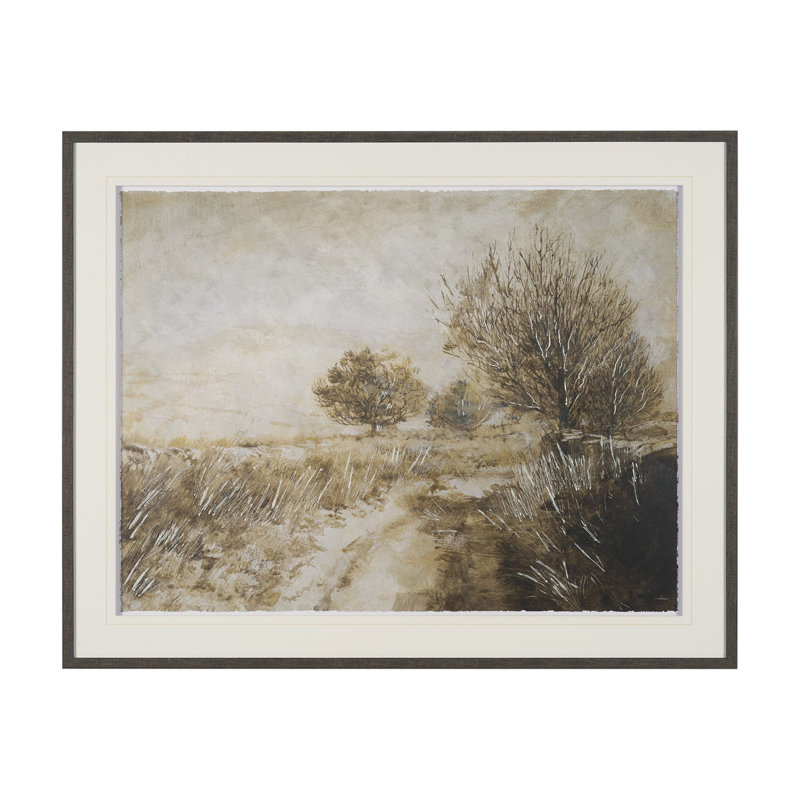 Harilaos Vista II By Studio Textured Framed Artwork Matted Under Glass, 41.5" H x 51.5" W, Cream, Timeless Vista II