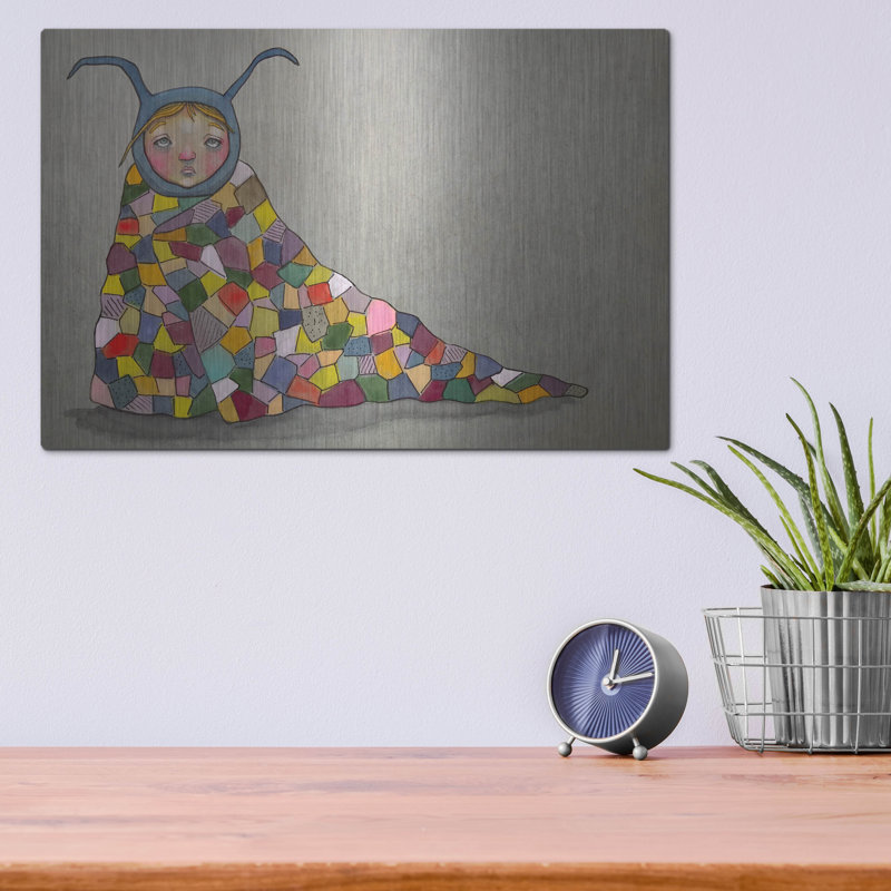  'Security Blanket' by Bebe Keith Metal Wall Art, 16" x 12", 12" H x 16" W