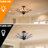 5-head Flower-shaped Crystal Ceiling Lamp