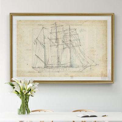 " Sailboat Blueprint I "