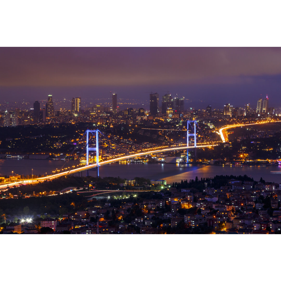 Bosporus-Brücke, Istanbul von Damircudic - Leinwandbild