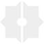 32"OD x 6"ID x 17 3/4"C x 1"P Axel Architectural Grade PVC Contemporary Ceiling Medallion, Two Piece-36075841