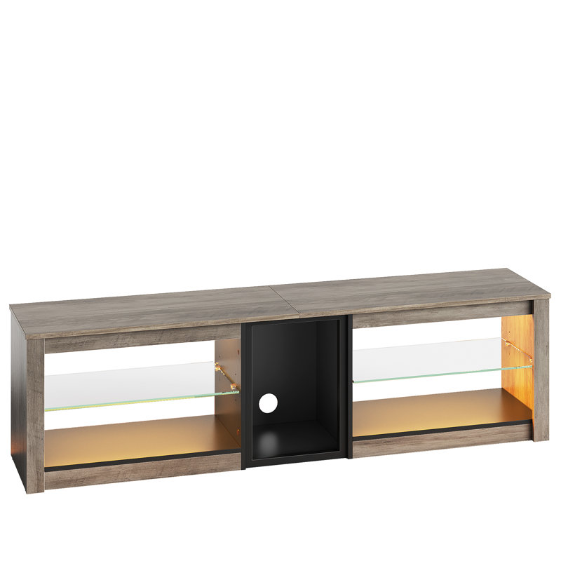 Wade Logan Brahma 63" Gaming TV Stand for PS5 with LED