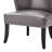Alfredia Faux Leather Armless Accent Chair-462983337