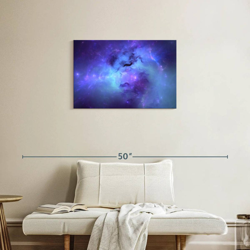 Oberle Blue Nebula, 20" H x 30" W