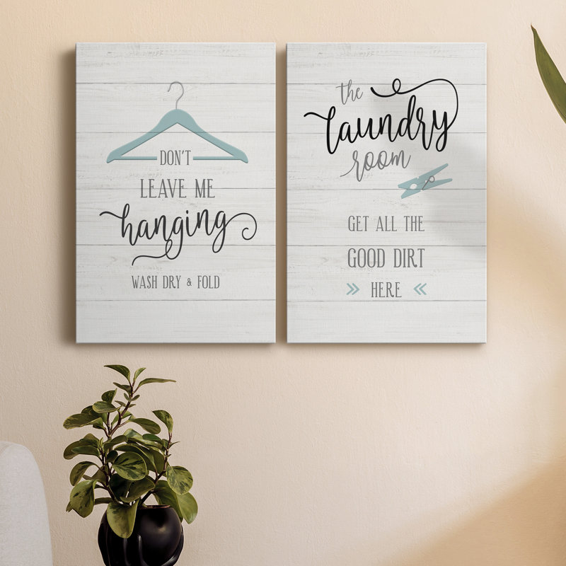 " Don't Leave " 2 - Pieces, 60" H x 80" W x 2" D, Wrapped Canvas