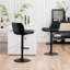 Swivel Bar Stools Modern Leather Upholstered Counter Stools for Kitchen Island, Adjustable Height Stools with Footrest for Home Bar-189897536