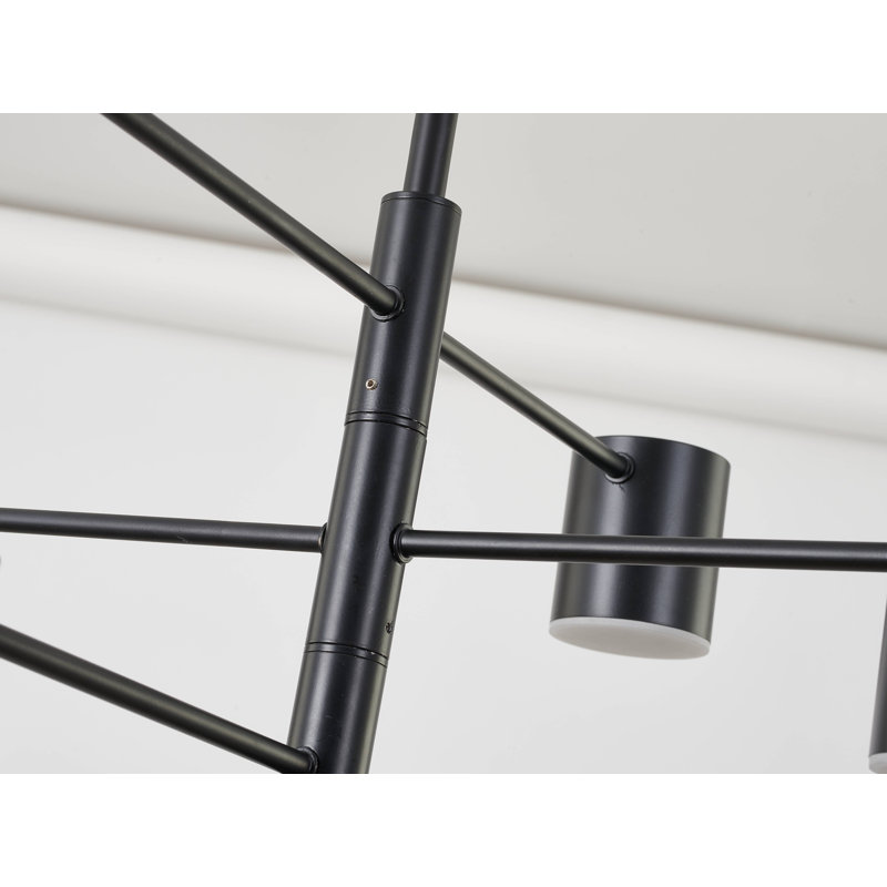 Lustre géométrique unique à 6 lumières Eilean