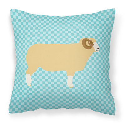 Coussin extérieur éclectique ovin check