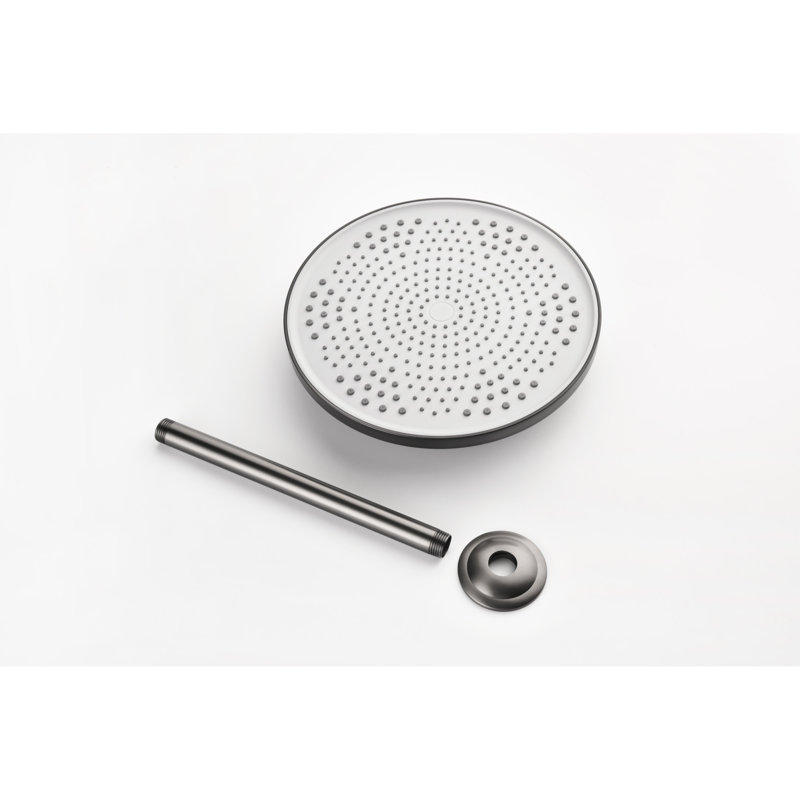 Pomme de douche haute - moderne luxueux, pluie, laiton, assemblage en 1 minute, bronze industriel moderne, ajustement, design
