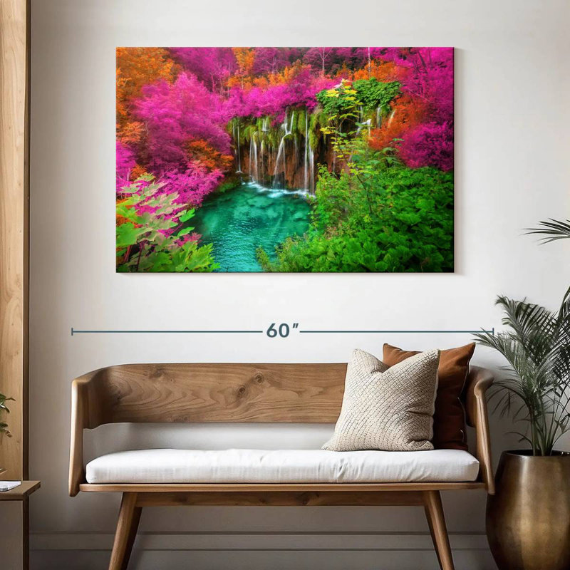 Couleurs de paysage Kerrick Plitvice, H 32 po x l 48 po