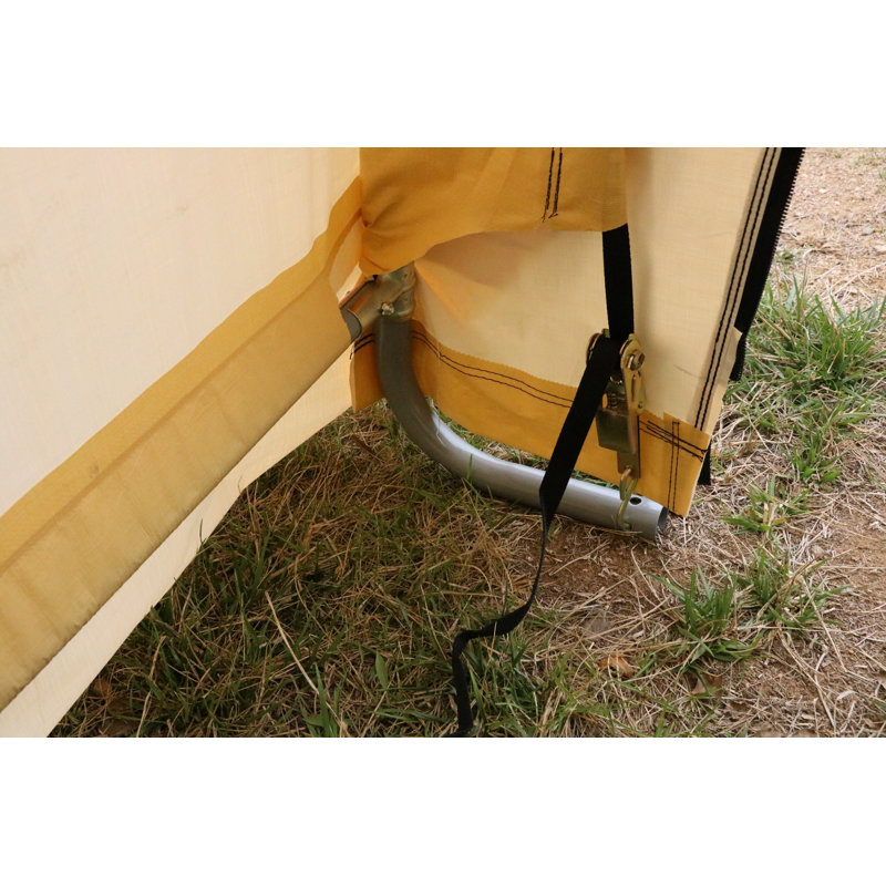 Yellow 10' x 10' Steel Frame Portable Storage Shed