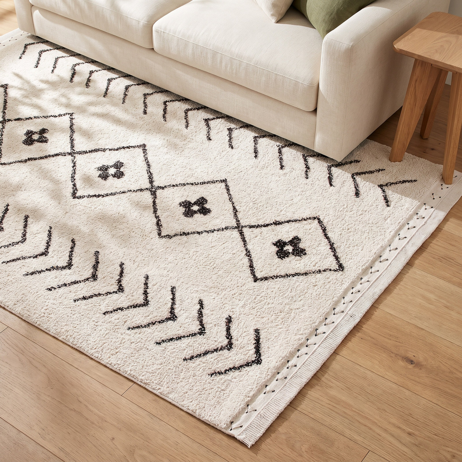 Bereber Classics Rhombs Washable Geometric Rug
