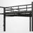 Full Over Full Bunk Bed With Clothes Tree And LED Lights-694136820-674358826