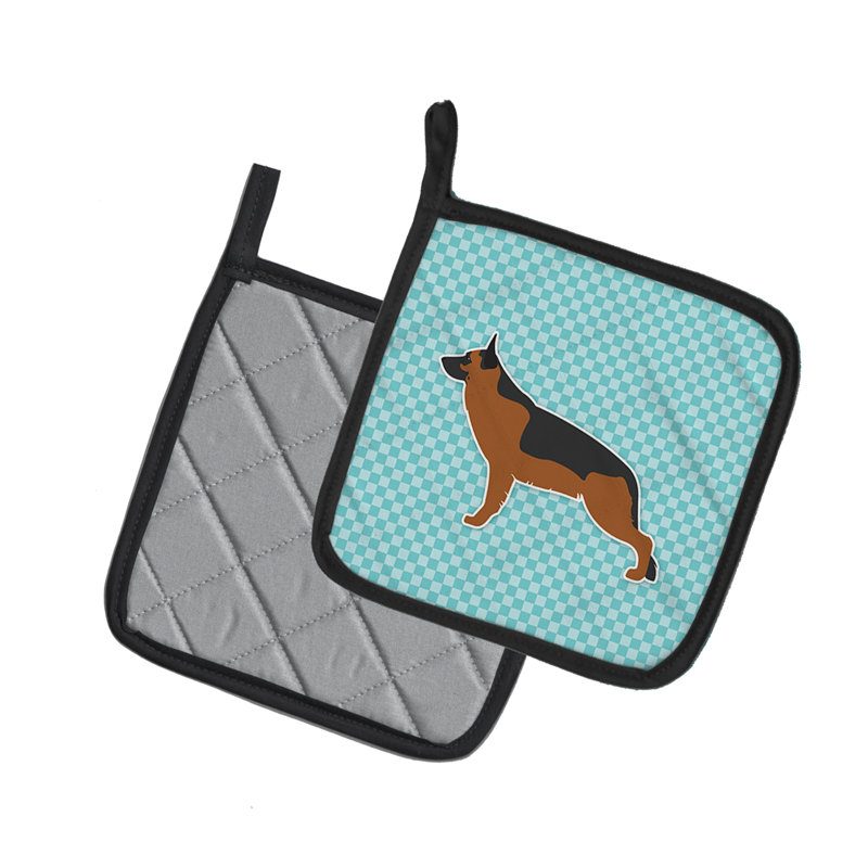 Winston Porter Polyester Potholder, Blue