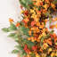 24 po Artificielle ferme campagnarde verdure grappe de fleurs orchidées automne porte d'entrée couronne récolte d'automne Action de grâce