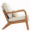 Fauteuils rembourrés en bois massif Lemley -896497330