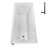 Streamline 66 in. x 32 in. Acrylic Right-Hand Drain Alcove Bathtub in Glossy White With External Drain-101699451