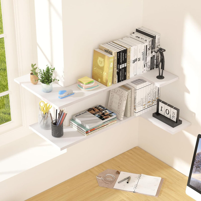 Rangement pour salle de bain Cezar, Blanc
