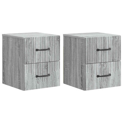 34.5cm W Manufactured Wood Bedside Table