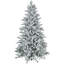 Arbre de Noël artificiel enneigé 6 pi avec 994 pointes HOMcom-1122860518