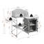 Washta Rectangular Wood Metal Folding Outdoor Camping Table , cm W 48cm cm D-328207742