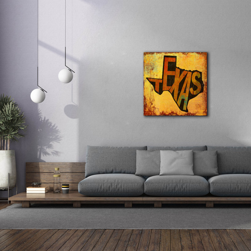 'Texas' by Art Licensing Studio Canvas Wall Art