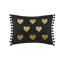 Ensemble de literie hypoallergénique en peluche, édredon simple moderne noir doré, style maison