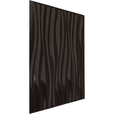 L 19 5/8 po x H 19 5/8 po Panneau mural décoratif 3D EnduraWall Leandros, brume rustique métallique universelle (couvre 2,67 pieds carrés)